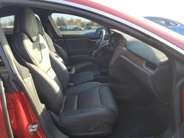 5YJSA1E28KF306759 - 2019 TESLA MODEL S Rojo foto 5