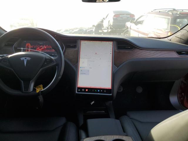 5YJSA1E28KF306759 - 2019 TESLA MODEL S Rojo foto 7