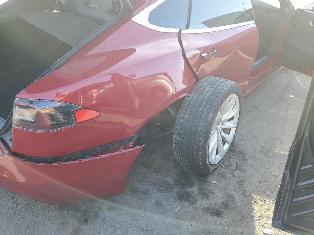 5YJSA1E28KF306759 - 2019 TESLA MODEL S Rojo foto 9