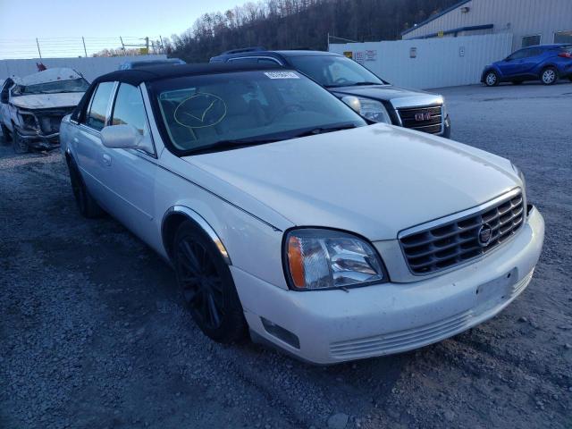 1G6KE57Y44U169636 - 2004 CADILLAC DEVILLE WHITE photo 1