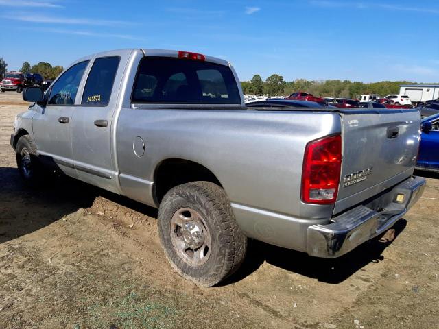 3D7KA28633G748029 - 2003 DODGE RAM 2500 S SILVER photo 3