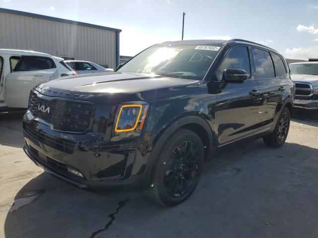 5XYP5DHC0NG293440 - 2022 KIA TELLURIDE BLACK photo 2