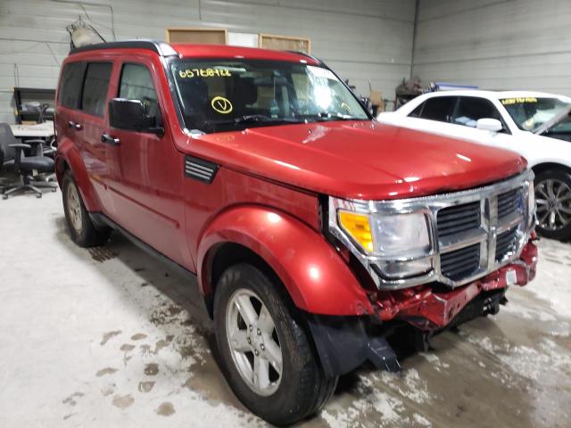 1D8GU28K97W661622 - 2007 DODGE NITRO SXT RED photo 1