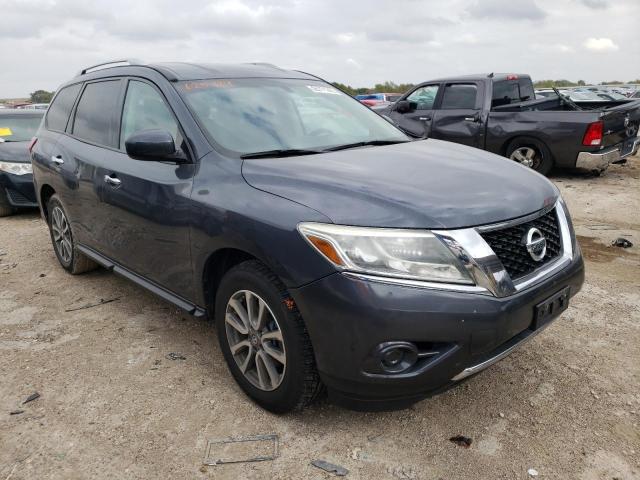 5N1AR2MN6EC625824 - 2014 NISSAN PATHFINDER BLUE photo 1