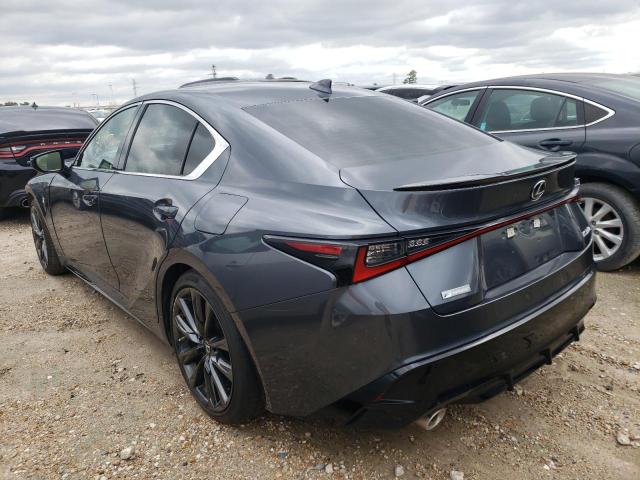 JTHGZ1B2XM5046113 - 2021 LEXUS IS 350 F-S GRAY photo 3