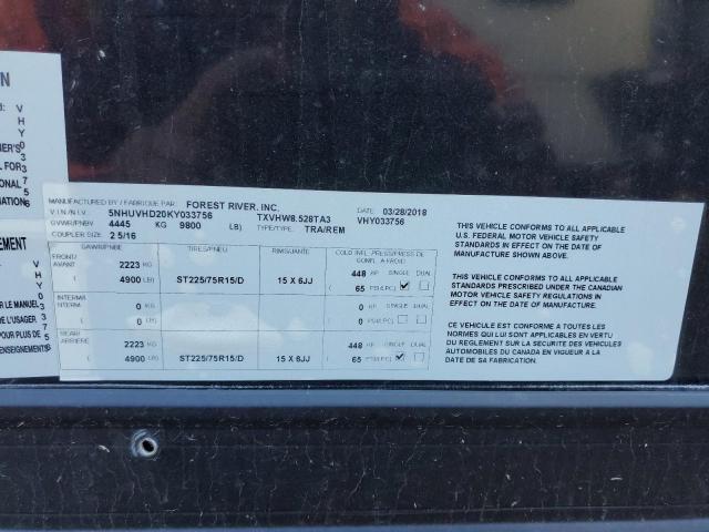 5NHUVHD20KY033756 - 2019 CNCG VHW BLACK photo 10