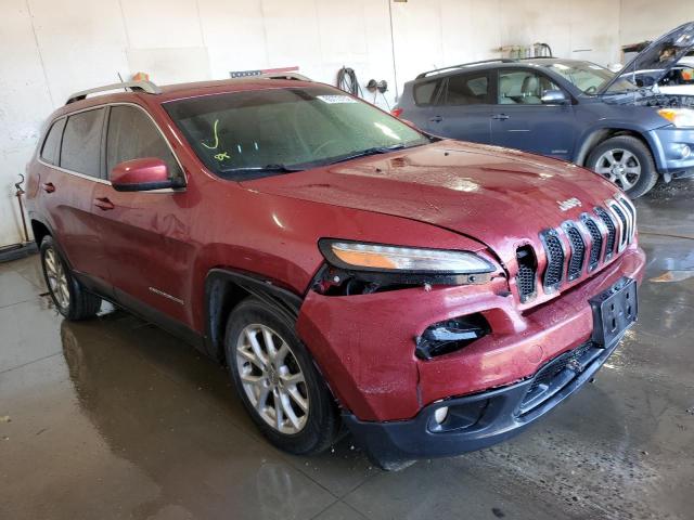 1C4PJLCS2EW106299 - 2014 JEEP CHEROKEE L RED photo 1