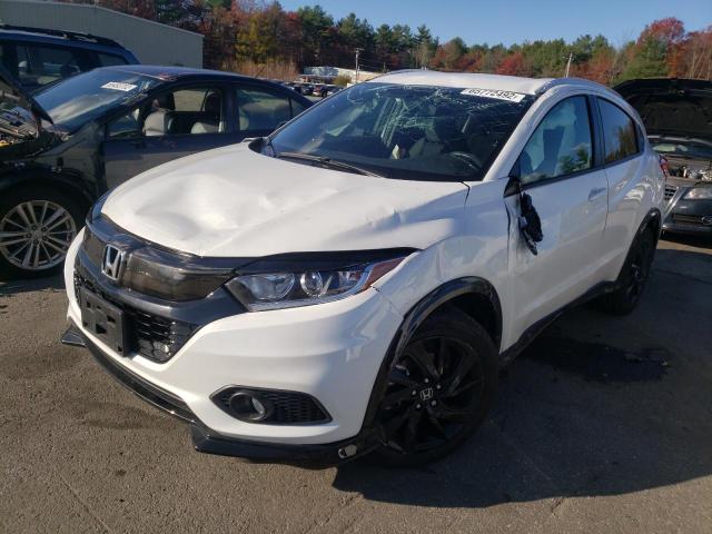 3CZRU6H19NM745002 - 2022 HONDA HR-V SPORT WHITE photo 2