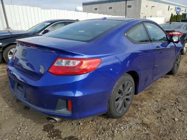 1HGCT1B85FA007267 - 2015 HONDA ACCORD EXL BLUE photo 4