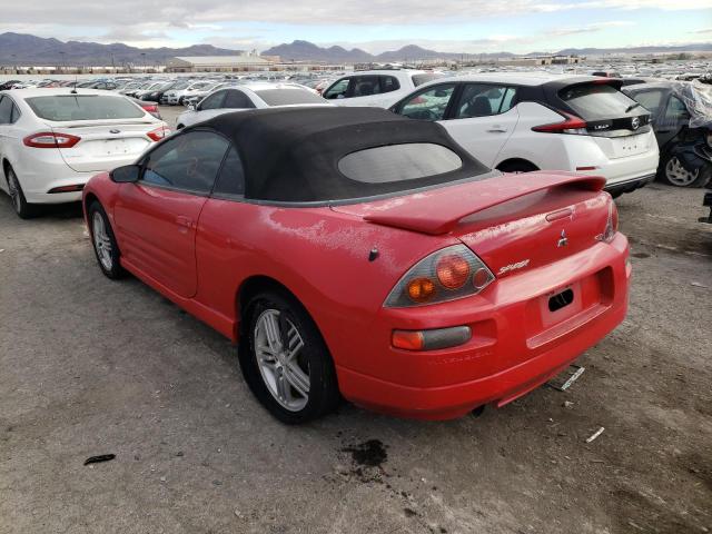 4A3AE55H43E055024 - 2003 MITSUBISHI ECLIPSE SP RED photo 3