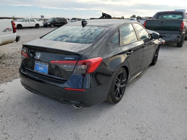 2HGFE2F59NH603222 - 2022 HONDA CIVIC SPOR 黑色 照片 4