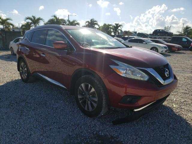 5N1AZ2MG1HN199311 - 2017 NISSAN MURANO S RED photo 1