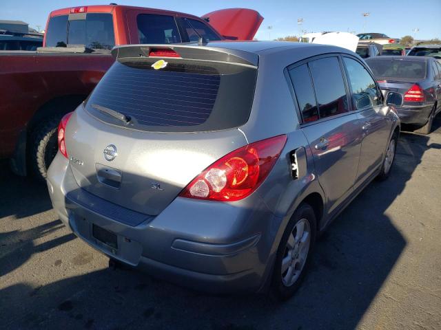 3N1BC13E89L418189 - 2009 NISSAN VERSA SILVER photo 4