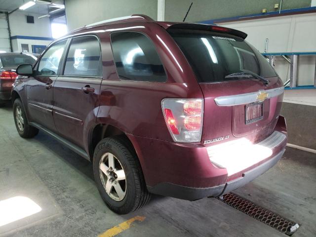 2CNDL73F376026204 - 2007 CHEVROLET EQUINOX BURGUNDY photo 3