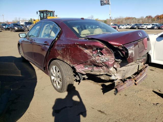 1HGCP2F81AA175632 - 2010 HONDA ACCORD EXL BURGUNDY photo 3