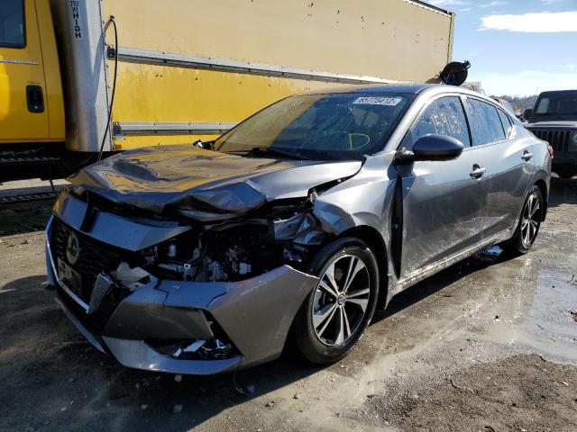 3N1AB8CV3NY238171 - 2022 NISSAN SENTRA SV GRAY photo 2