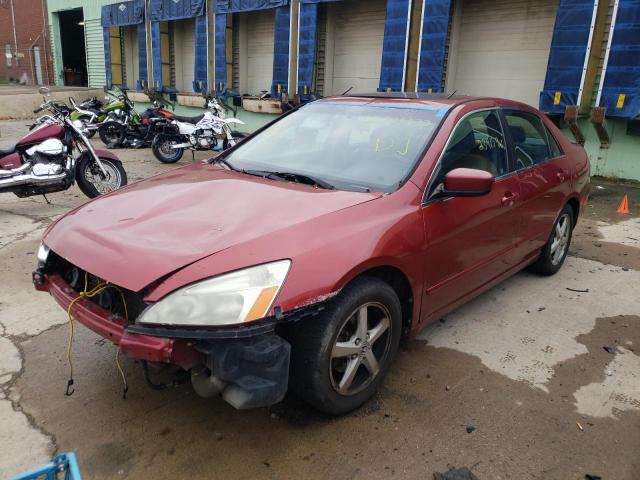 1HGCM567X7A006901 - 2007 HONDA ACCORD EX MAROON photo 2