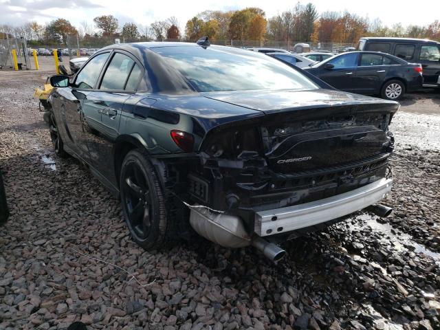 2C3CDXHG9NH152958 - 2022 DODGE CHARGER GT BLACK photo 3