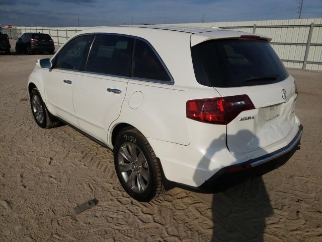 2HNYD2H64CH540148 - 2012 ACURA MDX ADVANC 白色 照片 3