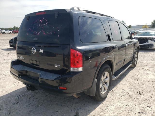 5N1BA08D18N627295 - 2008 NISSAN ARMADA SE BLACK photo 4