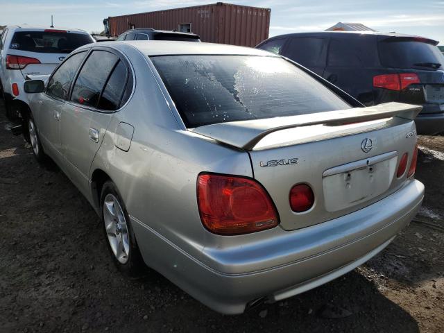 JT8BD69S640200776 - 2004 LEXUS GS 430 SILVER photo 3