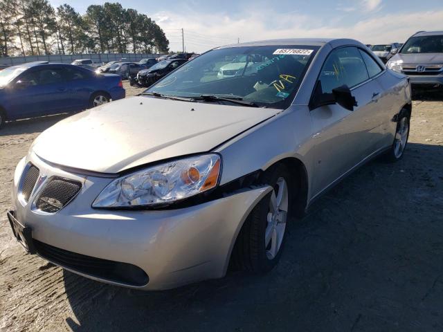 1G2ZH35N574137755 - 2007 PONTIAC G6 GT SILVER photo 2