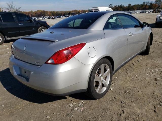 1G2ZH35N574137755 - 2007 PONTIAC G6 GT SILVER photo 4