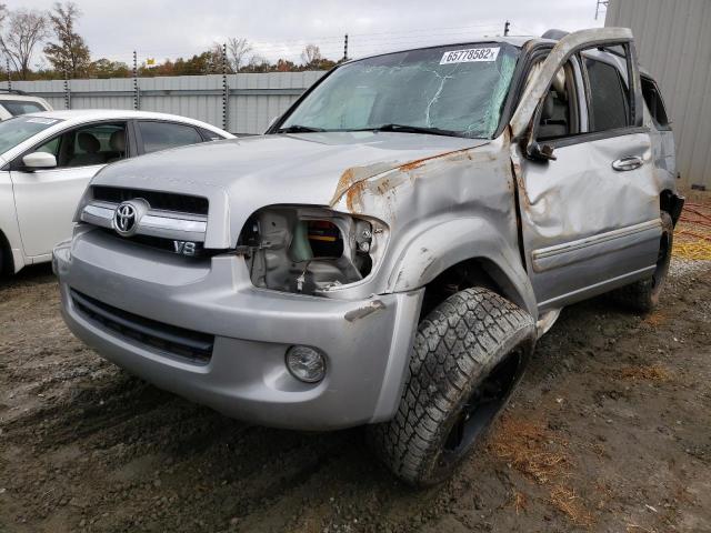 5TDBT44A05S250367 - 2005 TOYOTA SEQUOIA SILVER photo 2