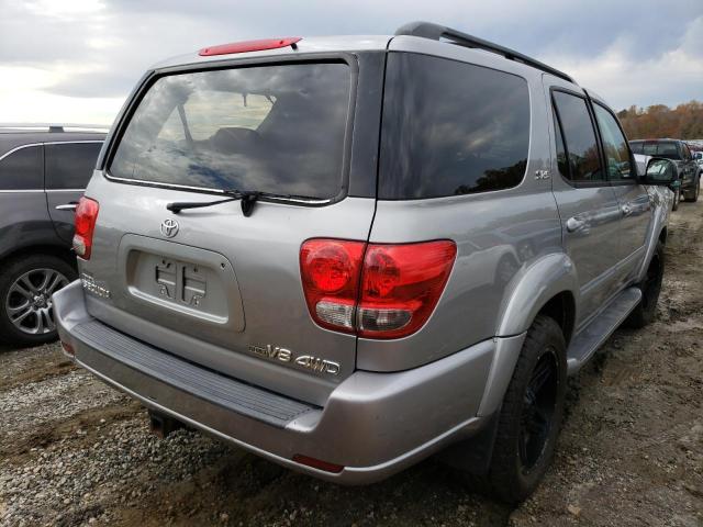 5TDBT44A05S250367 - 2005 TOYOTA SEQUOIA SILVER photo 4