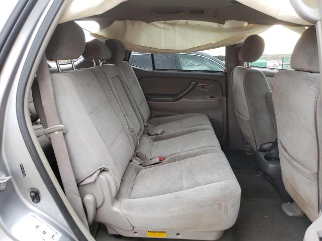 5TDBT44A05S250367 - 2005 TOYOTA SEQUOIA SILVER photo 6