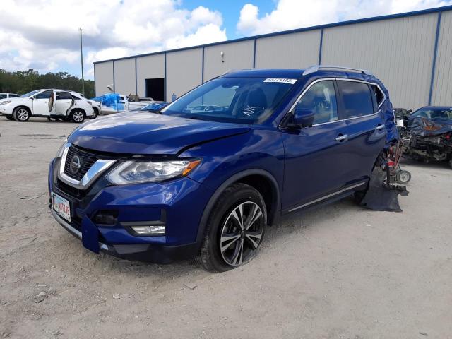 JN8AT2MV5JW316137 - 2018 NISSAN ROGUE BLUE photo 2