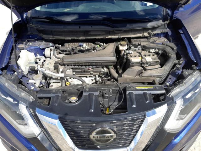 JN8AT2MV5JW316137 - 2018 NISSAN ROGUE BLUE photo 7