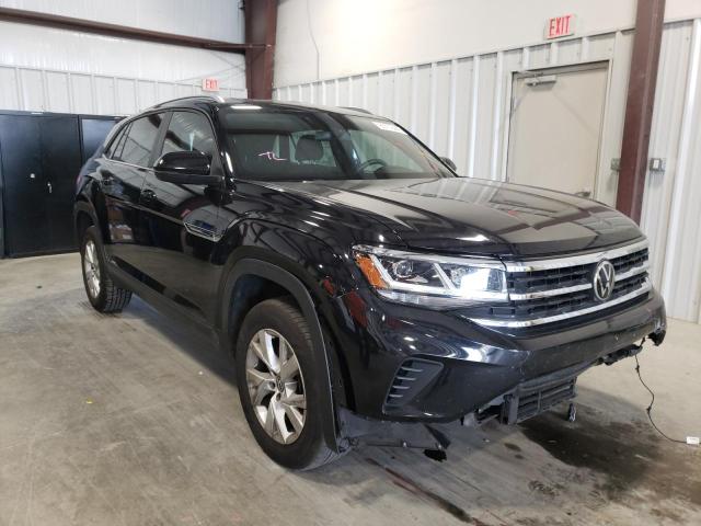 1V2AC2CA0LC200695 - 2020 VOLKSWAGEN ATLAS CROS Черный фото 1