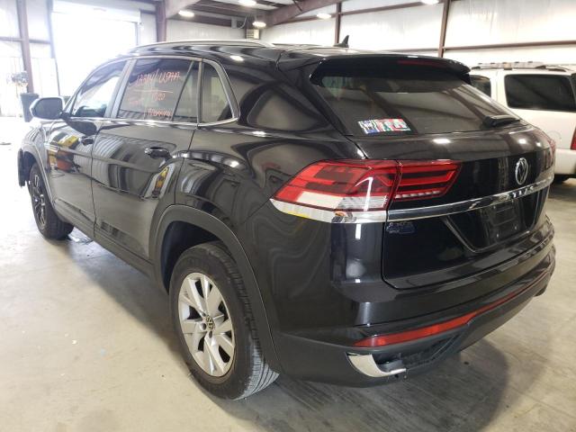 1V2AC2CA0LC200695 - 2020 VOLKSWAGEN ATLAS CROS Черный фото 3