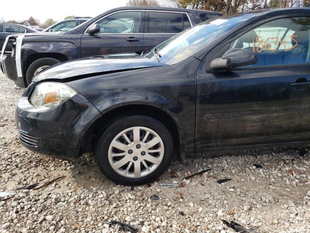 1G1AD5F58A7129372 - 2010 CHEVROLET COBALT 1LT BLACK photo 9