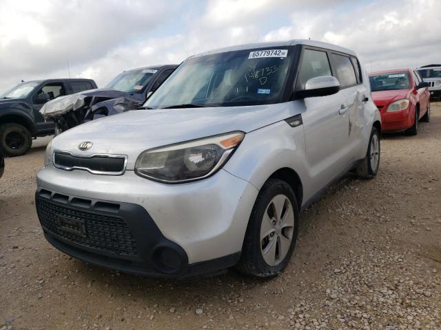 KNDJN2A20E7714176 - 2014 KIA SOUL SILVER photo 2