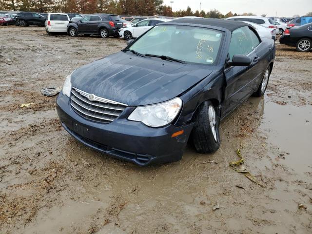 1C3LC45K08N264490 - 2008 CHRYSLER SEBRING BLUE photo 2