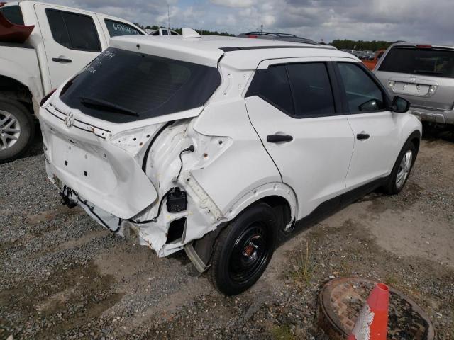 3N1CP5BV1NL496003 - 2022 NISSAN KICKS S WHITE photo 4