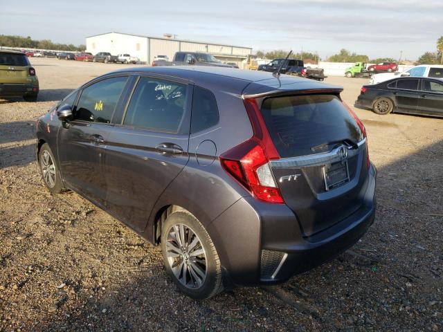 3HGGK5H84FM713250 - 2015 HONDA FIT EX GRAY photo 3