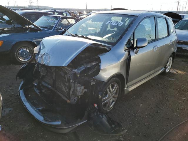 JHMGD38607S063271 - 2007 HONDA FIT S GRAY photo 2