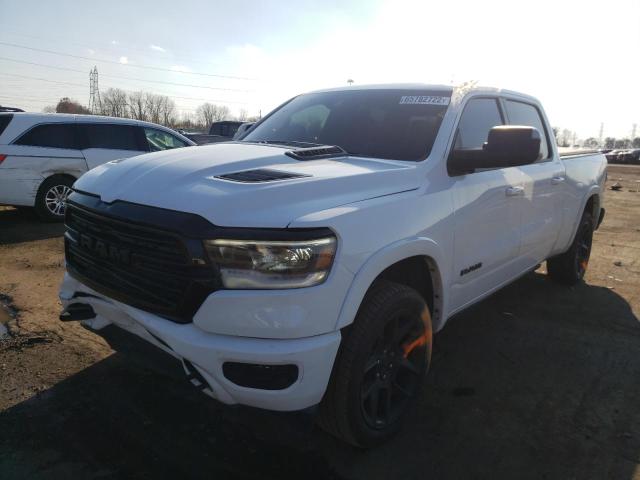 1C6SRFRT7MN579647 - 2021 RAM 1500 LARAM WHITE photo 2