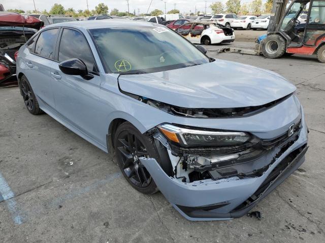 2HGFE2F57NH575646 - 2022 HONDA CIVIC SPOR 灰色 照片 1