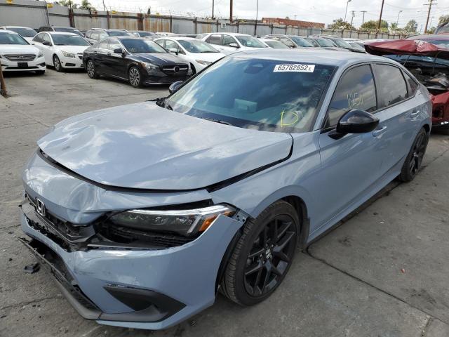 2HGFE2F57NH575646 - 2022 HONDA CIVIC SPOR 灰色 照片 2