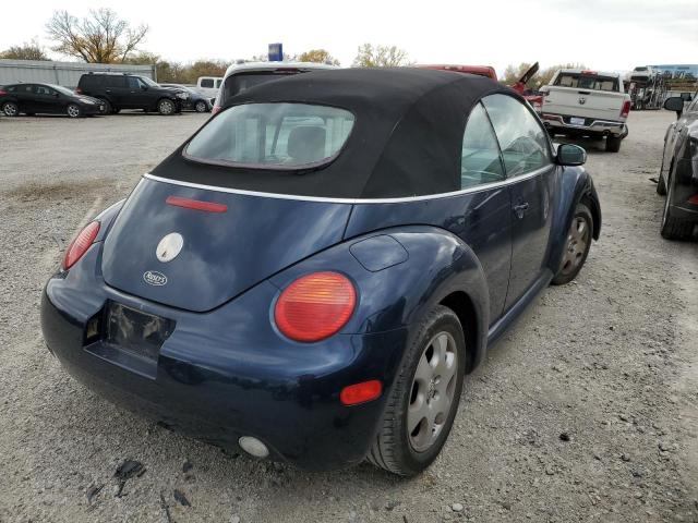 3VWCK21Y63M313978 - 2003 VOLKSWAGEN NEW BEETLE BLUE photo 4