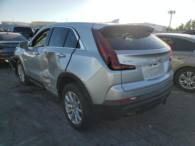 1GYAZAR47MF006140 - 2021 CADILLAC XT4 LUXURY SILVER photo 3