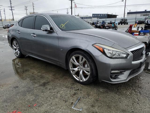 JN1BY1AP3FM542250 - 2015 INFINITI Q70 3.7 SILVER photo 1