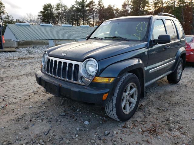 1J4GL58K45W520869 - 2004 JEEP LIBERTY GREEN photo 2