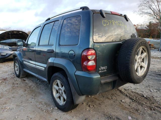 1J4GL58K45W520869 - 2004 JEEP LIBERTY GREEN photo 3