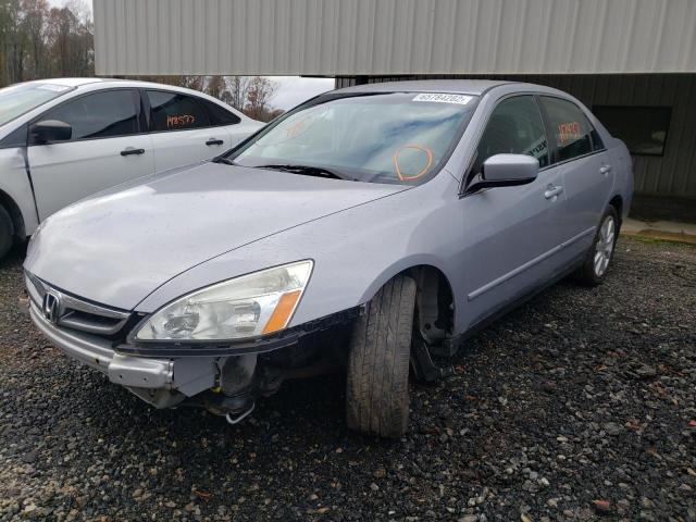 1HGCM66457A039171 - 2007 HONDA ACCORD SILVER photo 2