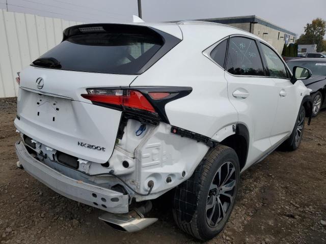 JTJBARBZ0H2135921 - 2017 LEXUS NX 200T BA WHITE photo 4